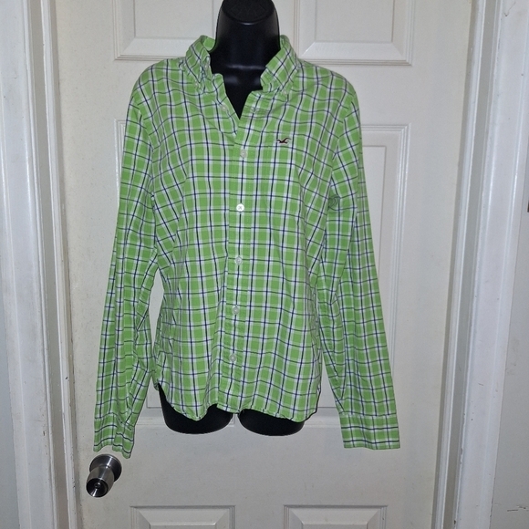 Hollister men's plaid shirt medium - Picture 1 of 5